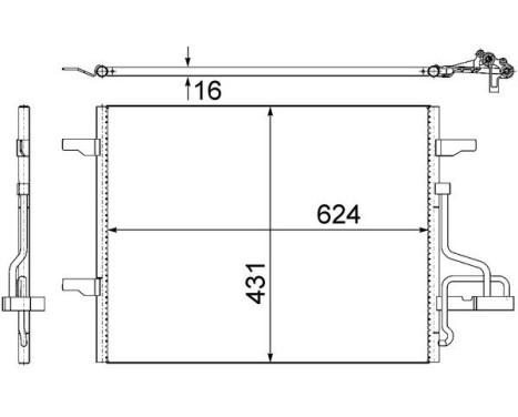 Condenser, air conditioning