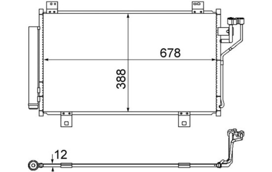 Condenser, air conditioning