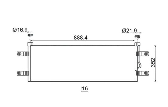 Condenser, air conditioning
