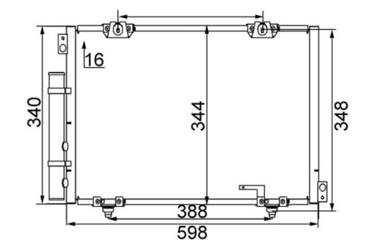 Condenser, air conditioning
