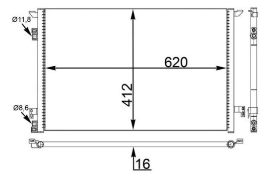 Condenser, air conditioning