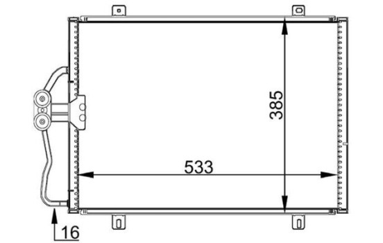Condenser, air conditioning