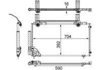Condenser, air conditioning