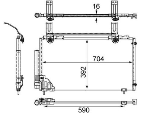 Condenser, air conditioning