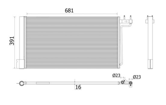 Condenser, air conditioning