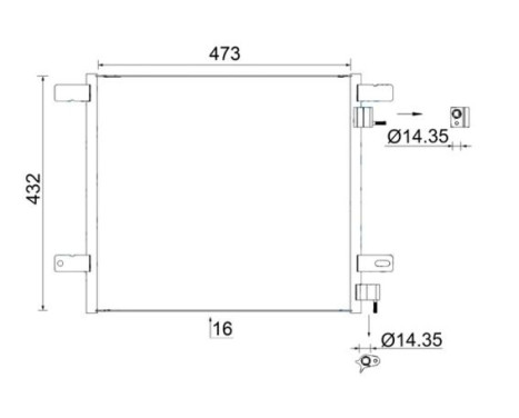 Condenser, air conditioning