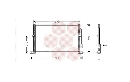 CONDENSER FORD MONDEO III 18005302Y International Radiators