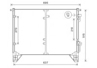 CONDENSER REXTON RX320 3.2i MT / AT 81005116 International Radiators