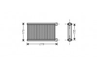 Heat Exchanger, interior heating 06006344 International Radiators