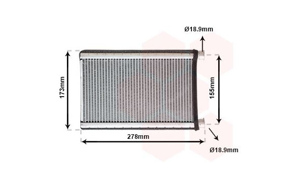 Heat Exchanger, interior heating 06006344 International Radiators, Image 2