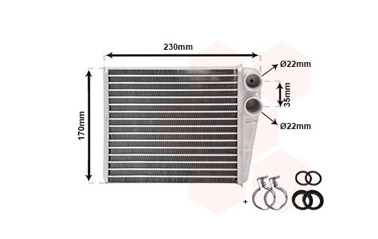 Heat Exchanger, interior heating *** IR PLUS *** 30006465 International Radiators Plus, Image 2