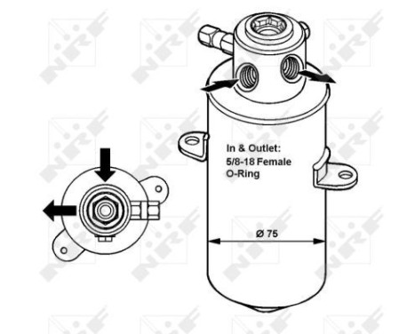 Dryer, air conditioning 33033 NRF