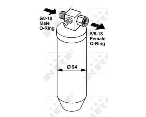 Dryer, air conditioning 33068 NRF, Image 5