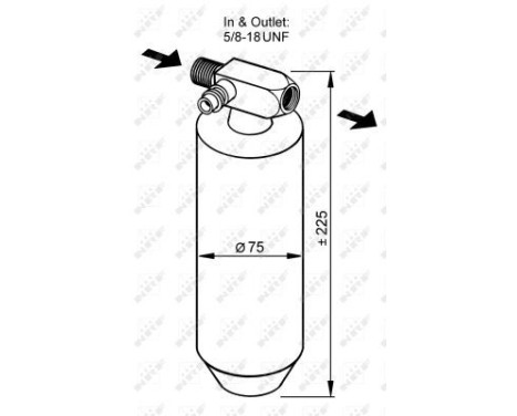 Dryer, air conditioning 33079 NRF, Image 2