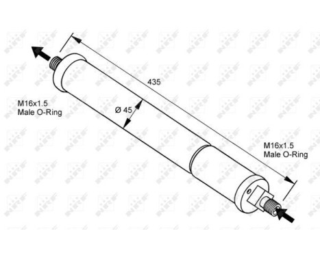 Dryer, air conditioning 33097 NRF, Image 5