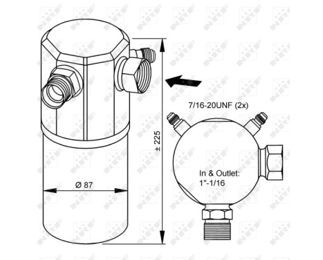Dryer, air conditioning 33175 NRF, Image 5