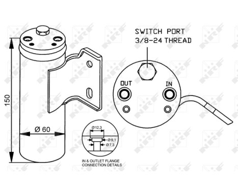 Dryer, air conditioning 33179 NRF, Image 5