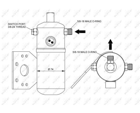 Dryer, air conditioning 33291 NRF, Image 2