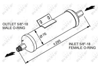 Dryer, air conditioning 33331 NRF
