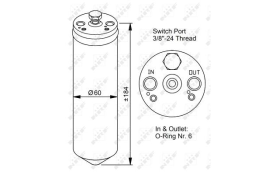 Dryer, air conditioning EASY FIT 33028 NRF, Image 5