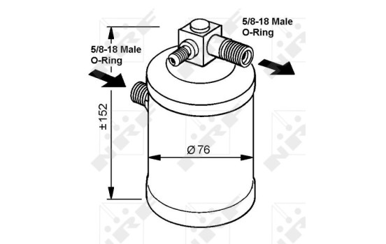 Dryer, air conditioning EASY FIT 33048 NRF, Image 5