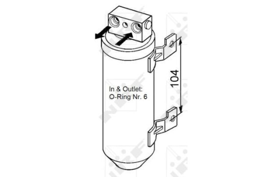 Dryer, air conditioning EASY FIT 33053 NRF, Image 4