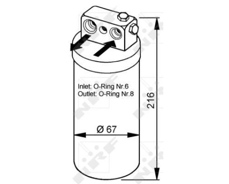 Dryer, air conditioning EASY FIT 33104 NRF, Image 5