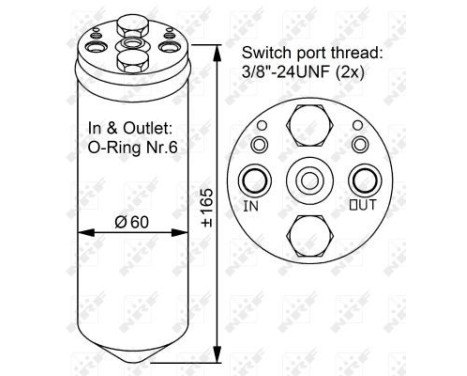 Dryer, air conditioning EASY FIT 33125 NRF, Image 5