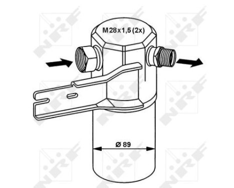 Dryer, air conditioning EASY FIT 33132 NRF, Image 3