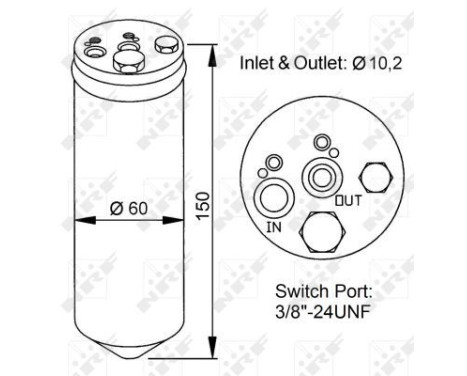 Dryer, air conditioning EASY FIT 33137 NRF, Image 5