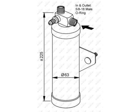 Dryer, air conditioning EASY FIT 33161 NRF, Image 5