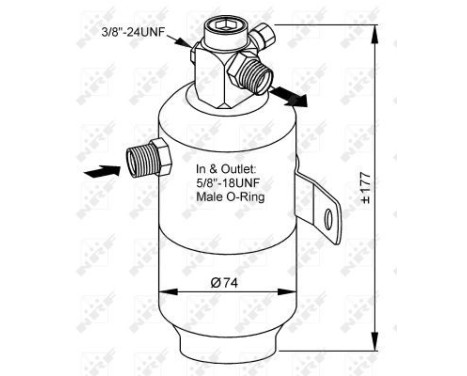 Dryer, air conditioning EASY FIT 33170 NRF, Image 5