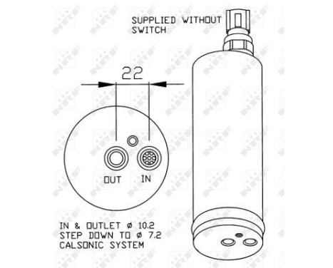 Dryer, air conditioning EASY FIT 33181 NRF, Image 5