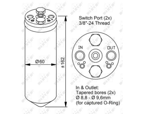 Dryer, air conditioning EASY FIT 33183 NRF, Image 5