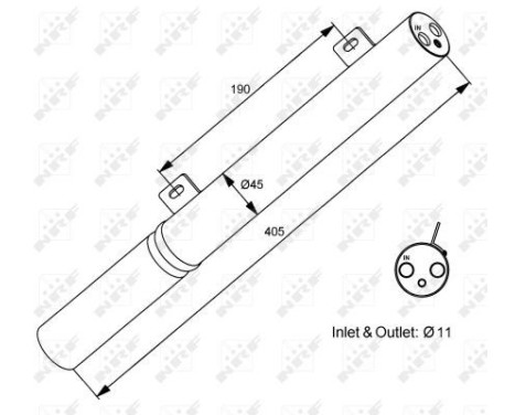 Dryer, air conditioning EASY FIT 33196 NRF, Image 5