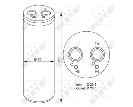 Dryer, air conditioning EASY FIT 33205 NRF, Image 5