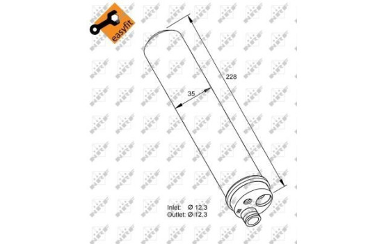 Dryer, air conditioning EASY FIT 33297 NRF, Image 6