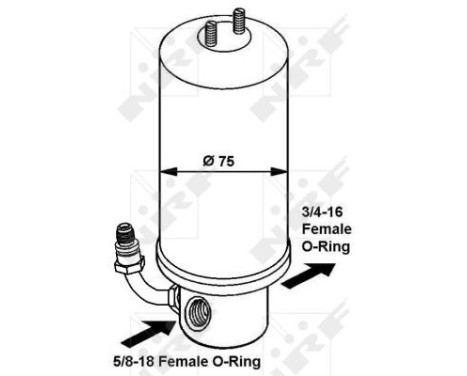 Dryer, air conditioning EASY FIT 33325 NRF