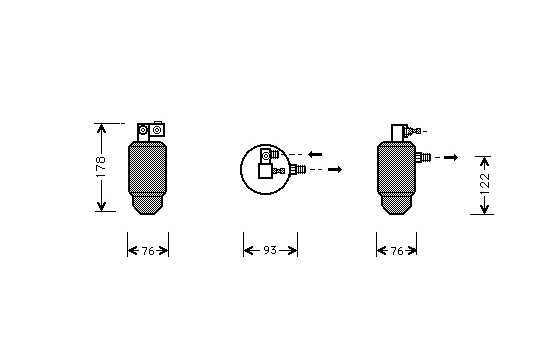 Dryer, air conditioning