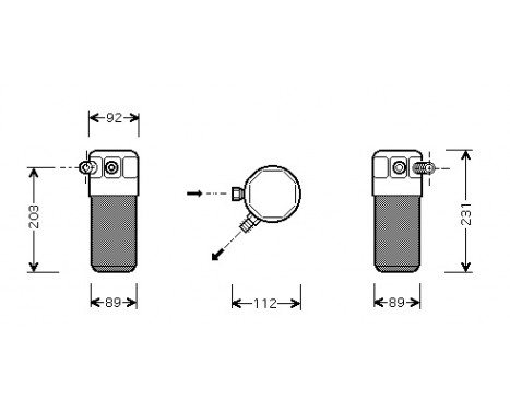 Dryer, air conditioning