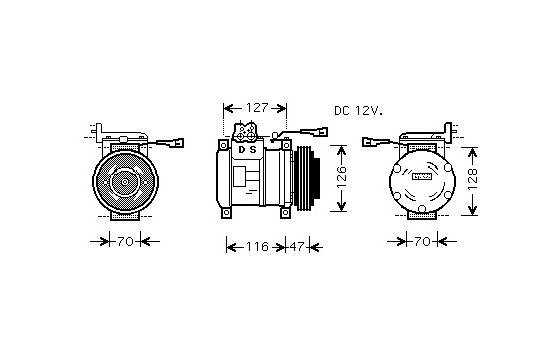 Compressor, air conditioning