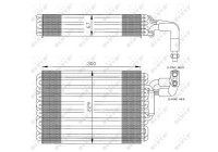Evaporator, air conditioning 36030 NRF