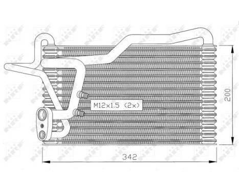 Evaporator, air conditioning 36036 NRF