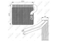Evaporator, air conditioning 36063 NRF