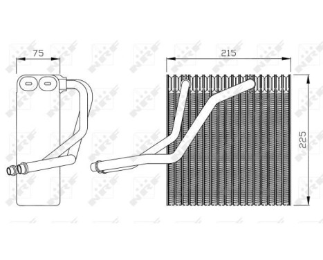 Evaporator, air conditioning 36069 NRF, Image 5