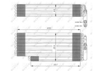 Evaporator, air conditioning 36078 NRF