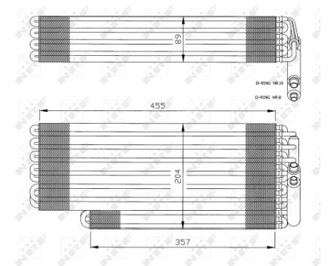 Evaporator, air conditioning 36078 NRF, Image 5