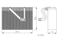 Evaporator, air conditioning 36088 NRF