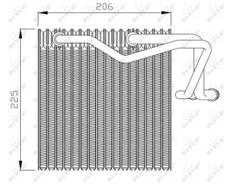 Evaporator, air conditioning 36095 NRF, Image 5