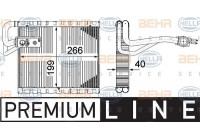 Evaporator, air conditioning BEHR HELLA SERVICE *** PREMIUM LINE ***